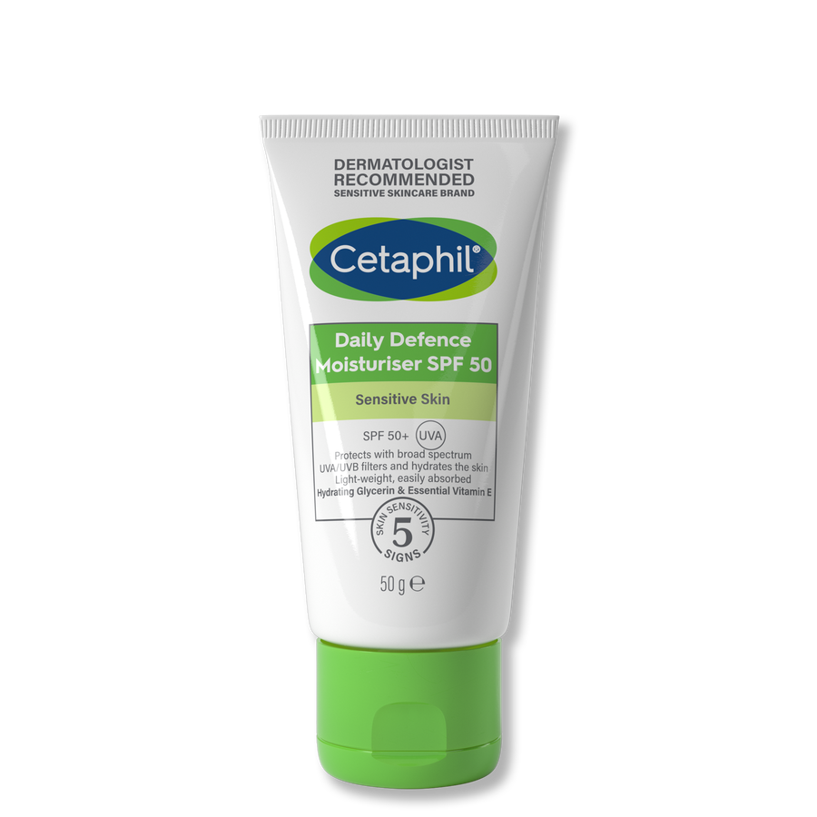 Cetaphil Daily Defence Moisturiser Face Sensitive Skin Spf50