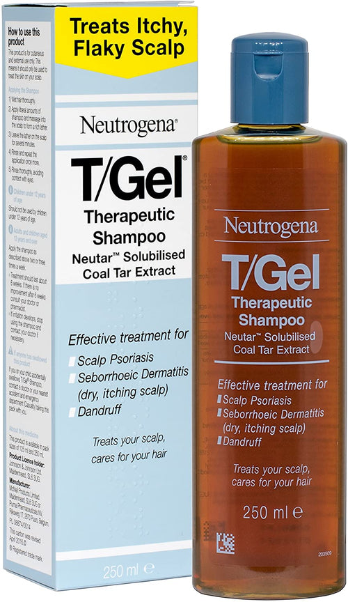 Neutrogena T/Gel Therapeutic Shampoo – 250ml | Effective Relief for Scalp Conditions