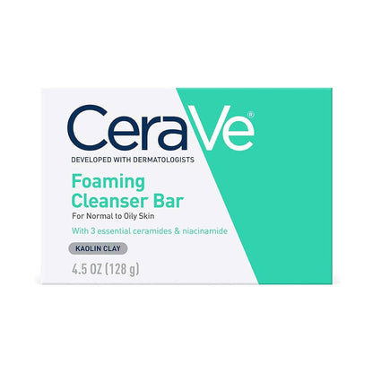 CeraVe Foaming Cleanser Bar 128 (4.5 Oz)