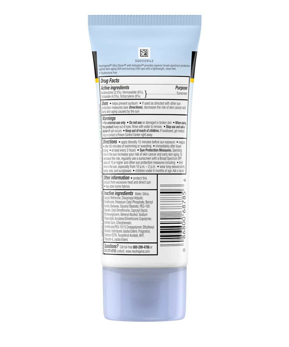 Ultra Sheer® Dry-Touch Sunscreen Broad Spectrum SPF 30