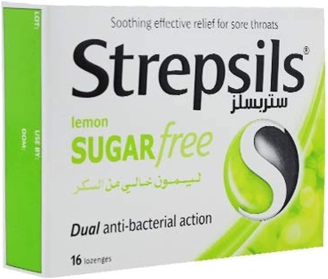 Strepsils Imported - 16 Tablets | Original, Honey &amp; Lemon, Sugar-Free