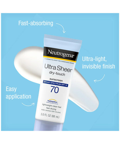 Neutrogena - Ultra Sheer® Dry-Touch Sunscreen Broad Spectrum SPF 70