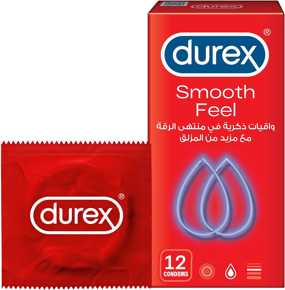 Durex Smooth Feel Lubricated – 12 Pcs