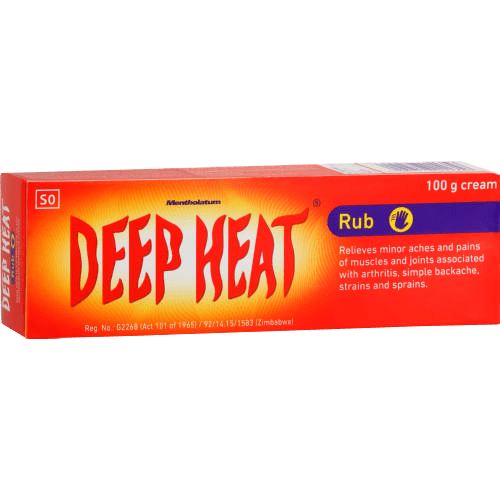 Deep Heat Rub Cream - 100g