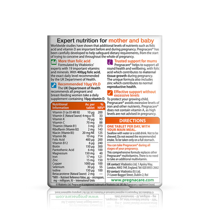 Pregnacare Original - 30 Tablets
