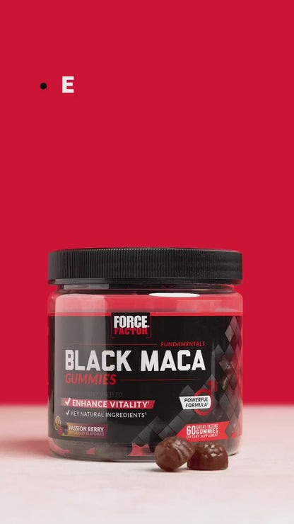 Black Maca Passion Berry Gummies 60s