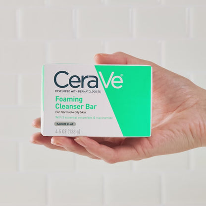 CeraVe Foaming Cleanser Bar 128 (4.5 Oz)