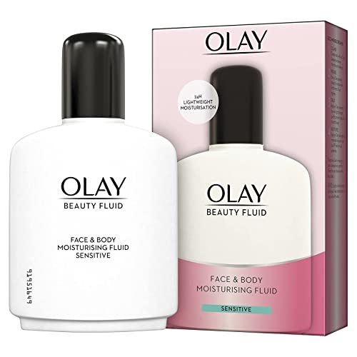 Olay Beauty Fluid Face And Body Sensitive Moisturiser, 200ml