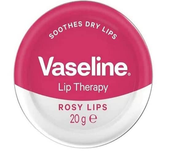 Vaseline Lip Therapy Rosy Lips with Rose and Almond Oil 20g