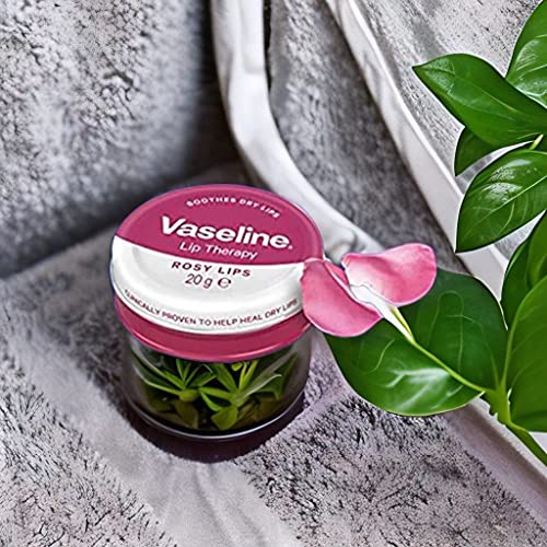 Vaseline Lip Therapy Rosy Lips with Rose and Almond Oil 20g