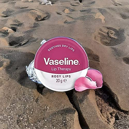 Vaseline Lip Therapy Rosy Lips with Rose and Almond Oil 20g