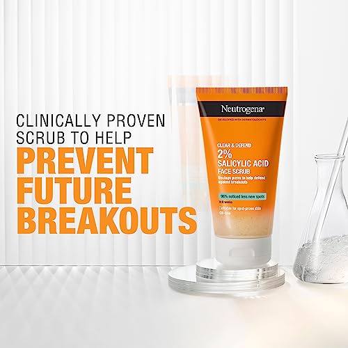 NEUTROGENA® Clear &amp; Defend 2% Salicylic Acid Face Scrub 150ml