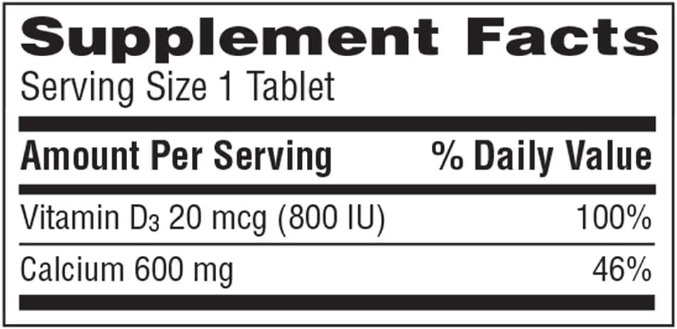 Caltrate 600 Plus D3 - 60 Tablets