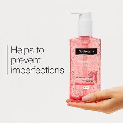 Neutrogena Refreshingly Clear Facial Wash With Pink Grapefruit &amp; Vitamin C, 200ml