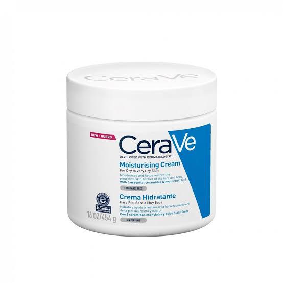 CeraVe Moisturizing Cream | Body and Face Moisturizer for Dry Skin | Body Cream with Hyaluronic Acid and Ceramides | Hydrating Moisturizer | Fragrance Free Non-Comedogenic | 19 Ounce