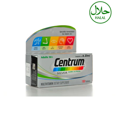 Centrum Silver 50+ Lutein 100 Tabs (Halal)