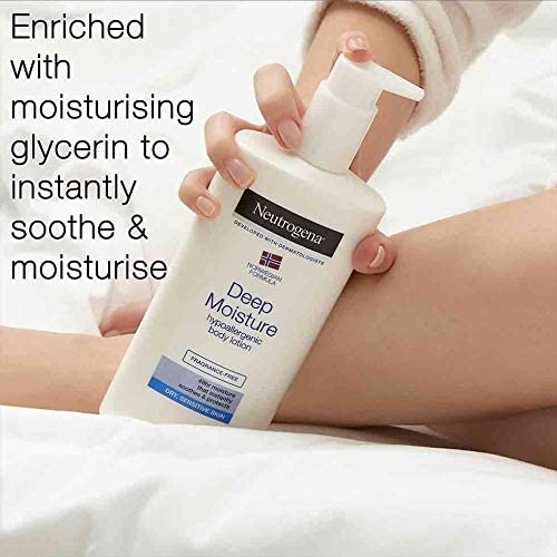 NEUTROGENA Norwegian Formula Deep Moisture Hypoallergenic Body Lotion (13.5oz or 400ml)